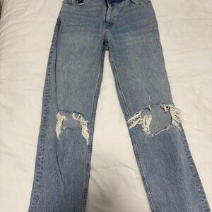 Abercrombie & Fitch Light Blue  Jeans The 90’s straight Ultra High Rise
